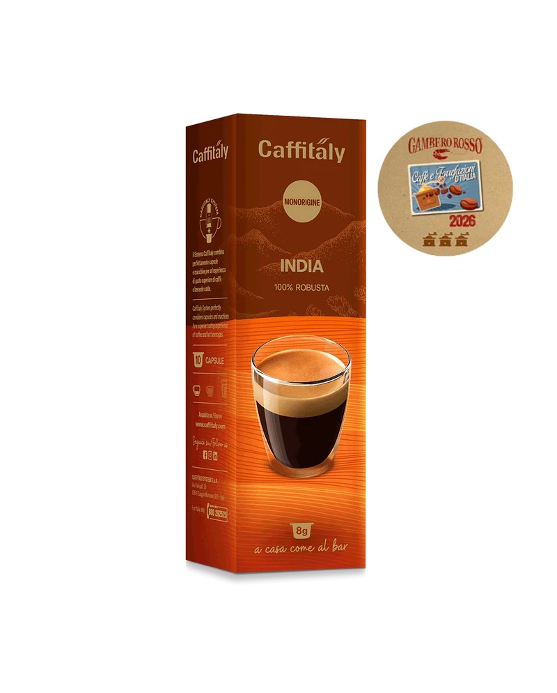 Paquet de 10 Capsules Caffitaly INDIA