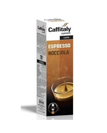 PAQUET DE 10 CAPSULES À CAFÉ CAFFITALY NOCCIOLA