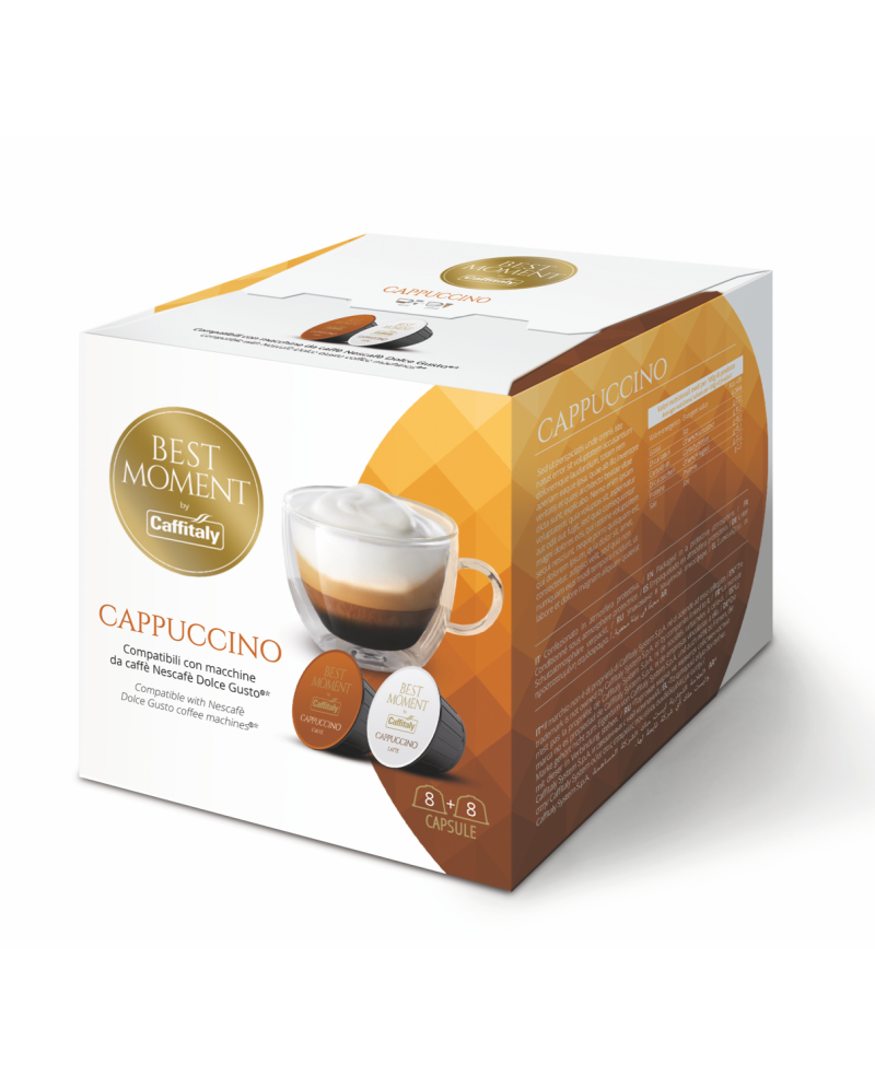 Caffitaly Cappuccino – Capsules compatibles Dolce Gusto®